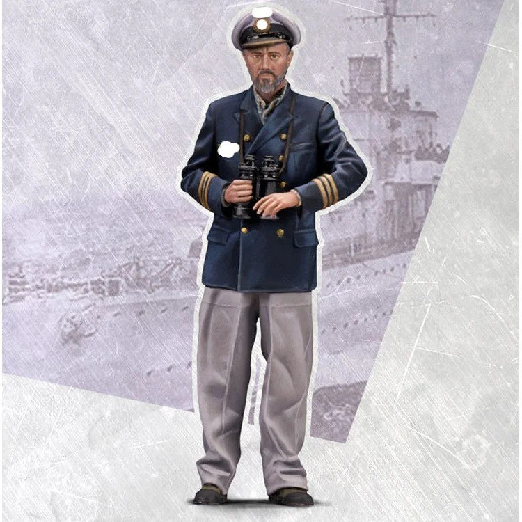 1/35 U-BOAT COMMANDER, Resin Model figure Soldier GK, World War II military theme, Unassembled and unpainted kit
1/35 U-BOAT COMMANDER, Resin Model figure Soldier GK, World War II military theme, Unassembled and unpainted kit