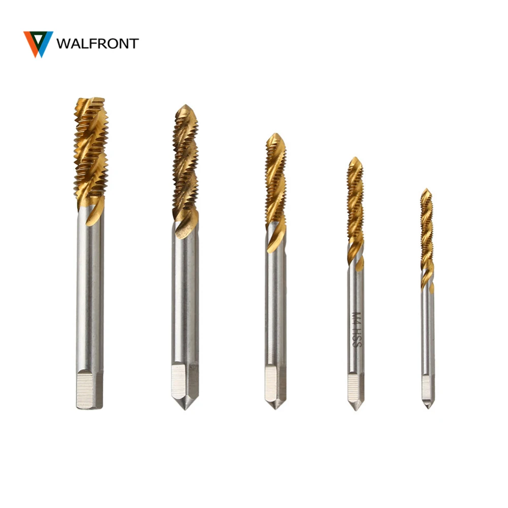 WALFRONT HSS Spiral Twist Drill Bit Metric Spiral Fluted Machine Screw Tap M3 M4 M5 M6 M8 Spiral Pointed Taps Thread Forming HOT
WALFRONT HSS Spiral Twist Drill Bit Metric Spiral Fluted Machine Screw Tap M3 M4 M5 M6 M8 Spiral Pointed Taps Thread Forming HOT