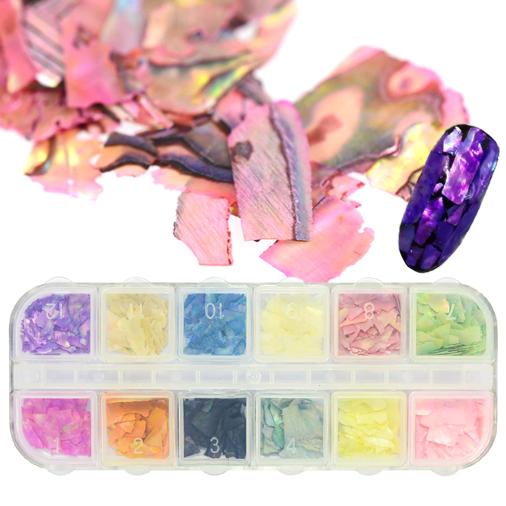 1 Case Irregular Shape Nail Art Glitter Flakes Decorations Sequins Abalone Shell Design 12 Color Mix Nail Tips Paillette SABK
1 Case Irregular Shape Nail Art Glitter Flakes Decorations Sequins Abalone Shell Design 12 Color Mix Nail Tips Paillette SABK