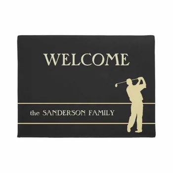 Golfer Welcome Doormat Non Slip Entrance Indoor Outdoor Welcome Door Mat 30"x18"
Golfer Welcome Doormat Non Slip Entrance Indoor Outdoor Welcome Door Mat 30"x18"
