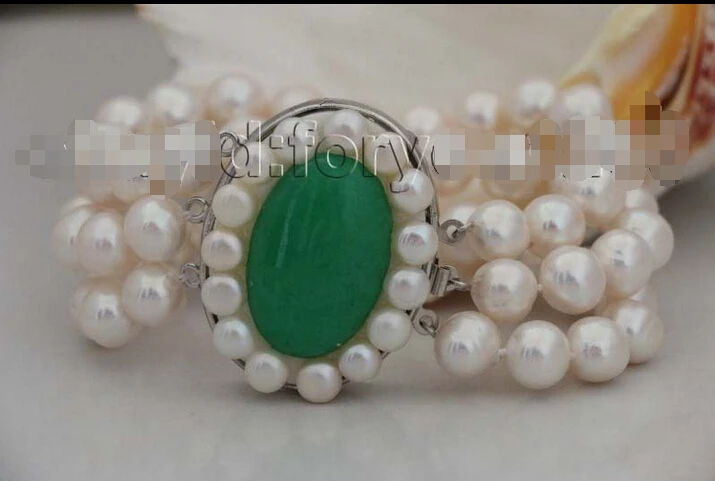 3rows 8" Genuine Natural 10mm White Round pearl Bracelet #f1895!@^Noble style Natural Fine jewe SHIPPING 6.2
3rows 8" Genuine Natural 10mm White Round pearl Bracelet #f1895!@^Noble style Natural Fine jewe SHIPPING 6.2