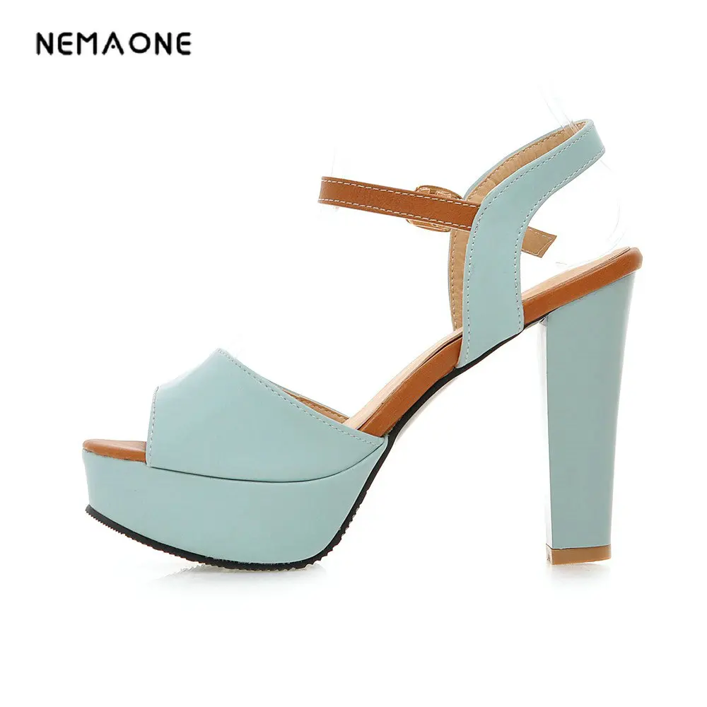NEMAONE Western Style solid Color Summer Shoes Square high Heel Women Sandals Fashion Ankle Strap OL Work Shoes
NEMAONE Western Style solid Color Summer Shoes Square high Heel Women Sandals Fashion Ankle Strap OL Work Shoes