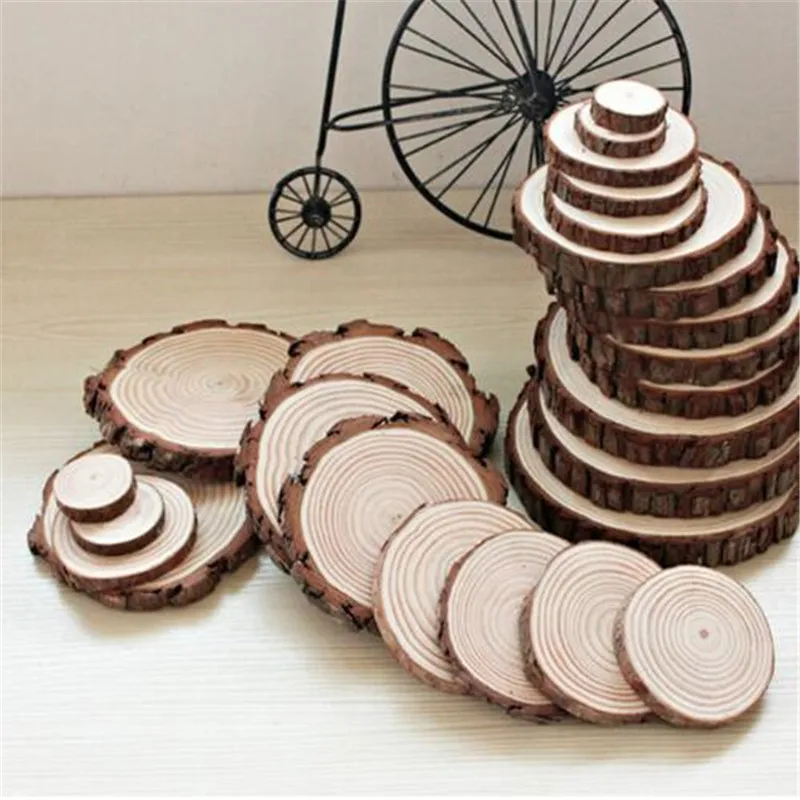 Round Unfinished Wood Multi-size Slices Rustic Tree Branch Slices for Craft DIY Wedding Decorations Coasters Pine Decor
Round Unfinished Wood Multi-size Slices Rustic Tree Branch Slices for Craft DIY Wedding Decorations Coasters Pine Decor