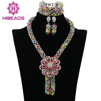 2016 Fashionable Woman Jewelry Set Costume African Jewelry Set Multicolor Wedding Bridal Beads Necklace Set Free Shipping AIJ618
2016 Fashionable Woman Jewelry Set Costume African Jewelry Set Multicolor Wedding Bridal Beads Necklace Set Free Shipping AIJ618
