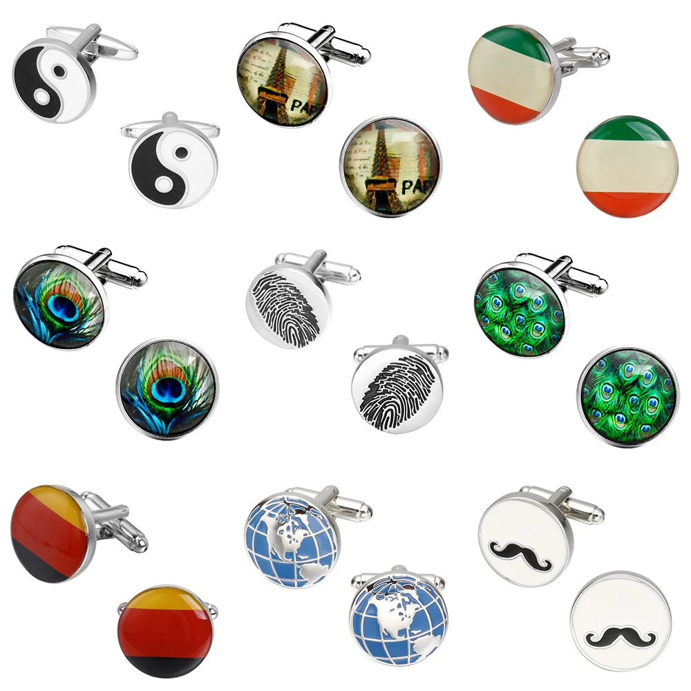 Memolissa Promotion!!! Classic Round Cufflinks Men's Shirt Cufflinks Christmas Gifts for Friends Fashion Cufflinks for Men
Memolissa Promotion!!! Classic Round Cufflinks Men's Shirt Cufflinks Christmas Gifts for Friends Fashion Cufflinks for Men