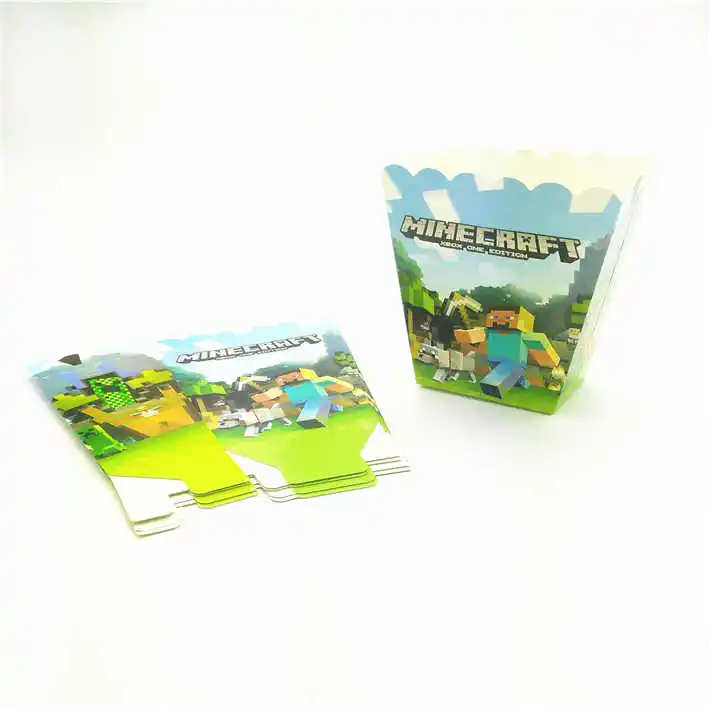 MineCraft Theme Birthday Party Favor Popcorn Box Candy/Gift Box Baby Shower Baptism Supplies For Children Boys 6Pcs /Lot
MineCraft Theme Birthday Party Favor Popcorn Box Candy/Gift Box Baby Shower Baptism Supplies For Children Boys 6Pcs /Lot