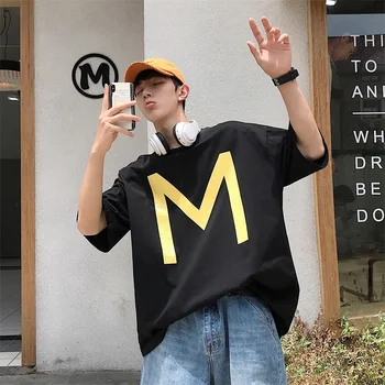 2019 Summer New Student Personality Korean Version Of The Trend Letter PrintingLooseRound Neck Half Sleeve Simple Casual T-shirt
2019 Summer New Student Personality Korean Version Of The Trend Letter PrintingLooseRound Neck Half Sleeve Simple Casual T-shirt