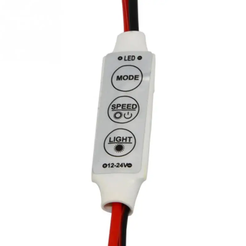 Mini DC 12V 3 Key For Single Color 3528 5050 5630 3014 Strip Lighting Dynamic Models Dimmer Led Strip Controller Switch
Mini DC 12V 3 Key For Single Color 3528 5050 5630 3014 Strip Lighting Dynamic Models Dimmer Led Strip Controller Switch