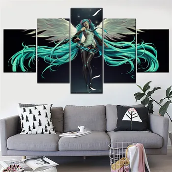 Modular Canvas Painting Home Decor Frame 5 Piece Hatsune Miku Pictures Modern Hd Printed Anime Poster For Living Room Wall Art
Modular Canvas Painting Home Decor Frame 5 Piece Hatsune Miku Pictures Modern Hd Printed Anime Poster For Living Room Wall Art