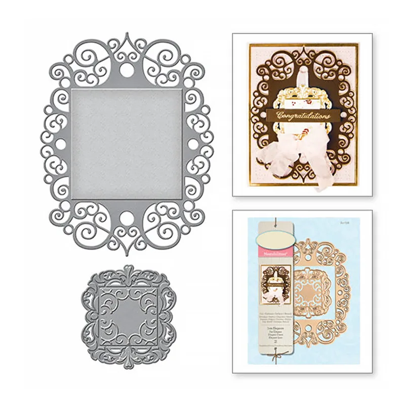 InLoveArts 2Pcs/lot 2019 New Arrival Metal Cutting Dies Lace Frame Decor for Scrapbooking Craft DIY Cutting Stencil Dies
InLoveArts 2Pcs/lot 2019 New Arrival Metal Cutting Dies Lace Frame Decor for Scrapbooking Craft DIY Cutting Stencil Dies
