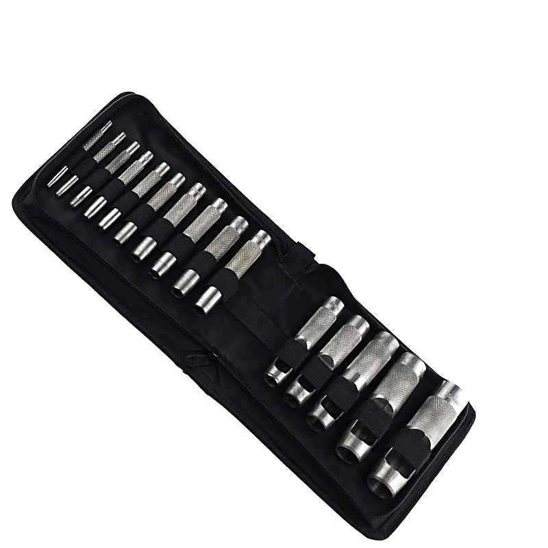 leather belt puncher set hand punching tool 9/12/15pcs combo for cloth carpet piercing eyelet work punch hole tool set
leather belt puncher set hand punching tool 9/12/15pcs combo for cloth carpet piercing eyelet work punch hole tool set