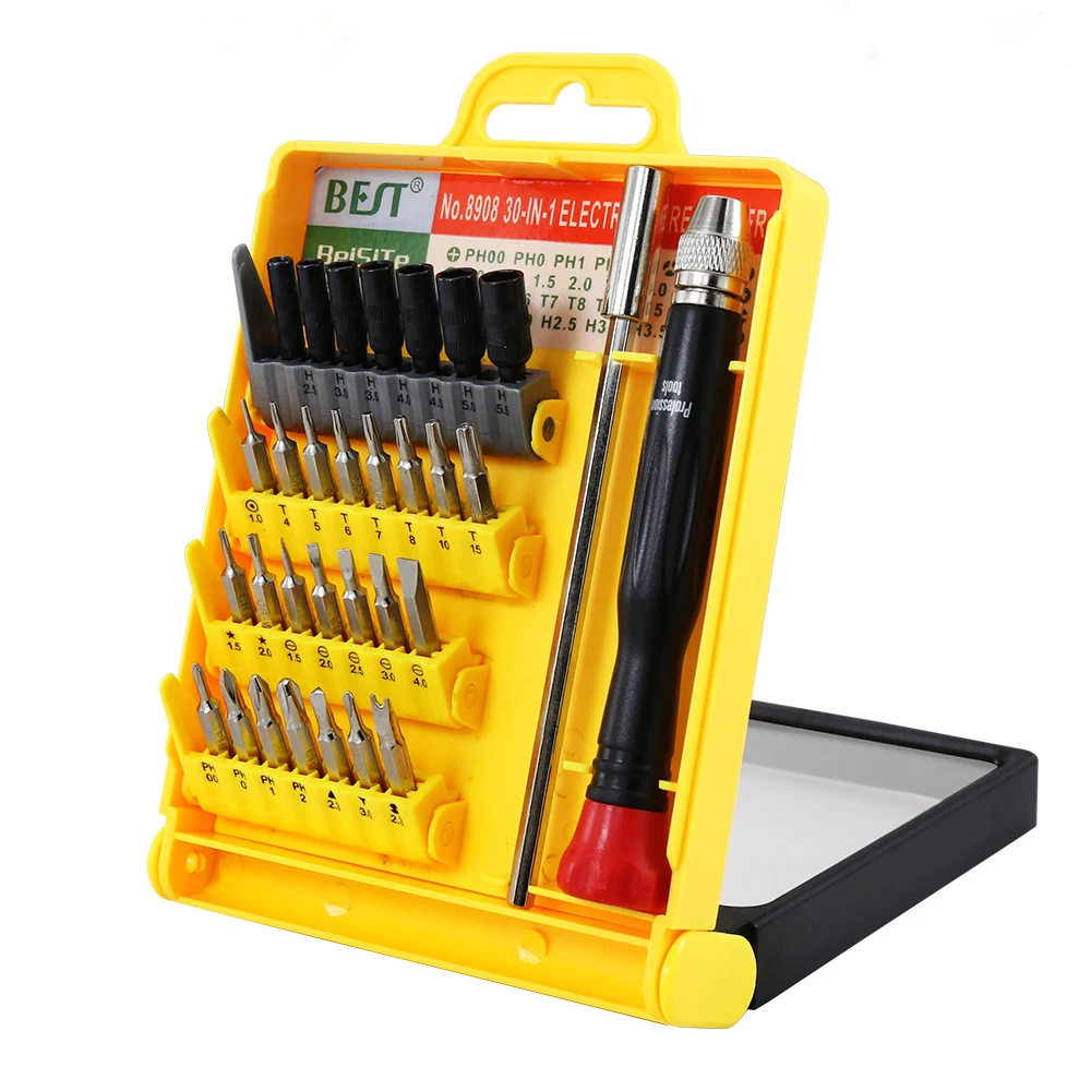 100set Multi-function Magnetic Precision Screwdriver Set With 30pcs Bits Mobile Phone Industrial Household Hand Tool Set
100set Multi-function Magnetic Precision Screwdriver Set With 30pcs Bits Mobile Phone Industrial Household Hand Tool Set