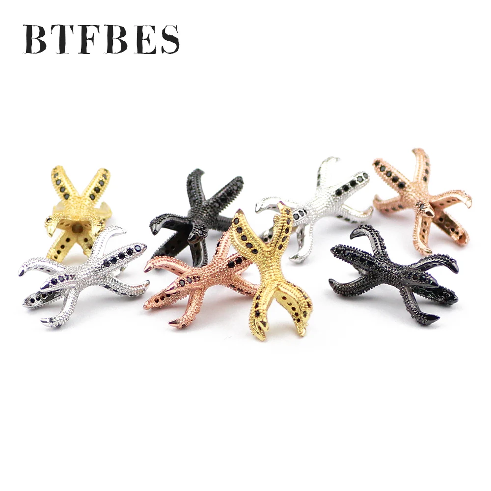 BTFBES 2pcs Black Zircon Octopus tentacles Copper Spacer Beads Charms Bracelet Loose Beads dragon claw Jewelry Bangle Making DIY
BTFBES 2pcs Black Zircon Octopus tentacles Copper Spacer Beads Charms Bracelet Loose Beads dragon claw Jewelry Bangle Making DIY
