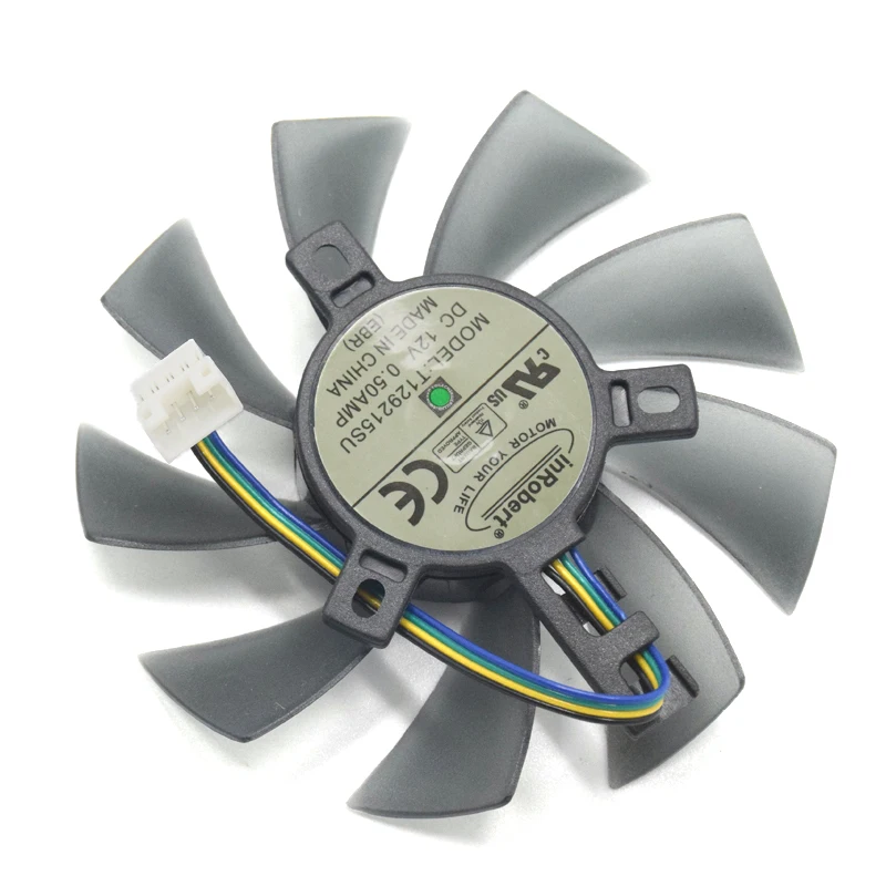 Кулер DIY 85 мм T129215SU 4 контактный двухшаровой вентилятор с подшипником для Gigabyte GeForce