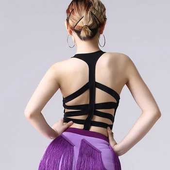 Adult Latin Dance Clothes Top Women Backless Sexy Costume Ballroom Flamengo Competition Dress Practice Performance Wear DQS2023
Adult Latin Dance Clothes Top Women Backless Sexy Costume Ballroom Flamengo Competition Dress Practice Performance Wear DQS2023