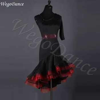 woman Slanting shoulder one-sleeve Latin dance competition costume high-grade dress new style freeshipping
woman Slanting shoulder one-sleeve Latin dance competition costume high-grade dress new style freeshipping
