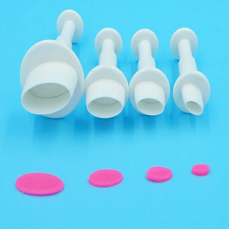 4pcs/set Oval Shaped Cookie Plunger Cutter Plastic Fondant Cutter Biscuit Mold Cake Decorating Tools
4pcs/set Oval Shaped Cookie Plunger Cutter Plastic Fondant Cutter Biscuit Mold Cake Decorating Tools