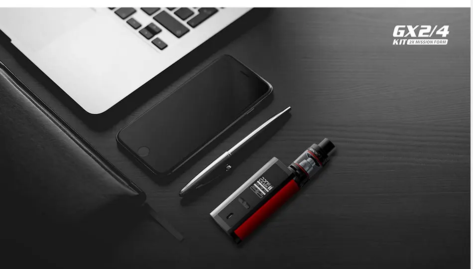 100% Original SMOK GX2/4 TC Vape Kit with 220W/350W Box Mod & TFV8 Big Baby Tank Atomizer Powered by 2/4 18650 Batteries E-cigs