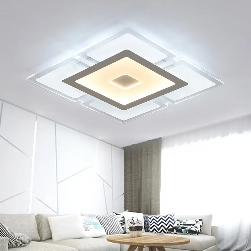 Modern Led Ceiling Lights Acrylic Lamp Kitchen Living Room Bedroom Decor Indoor Home Lighting White Iron Fixtures AC 110-220V
Modern Led Ceiling Lights Acrylic Lamp Kitchen Living Room Bedroom Decor Indoor Home Lighting White Iron Fixtures AC 110-220V