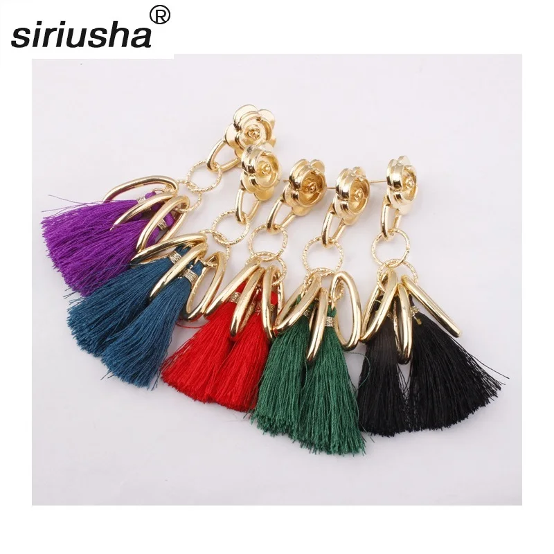 Europe and the United States earrings cross-border fashion new original earrings earrings alloy flower long tassel earrings S234
Europe and the United States earrings cross-border fashion new original earrings earrings alloy flower long tassel earrings S234