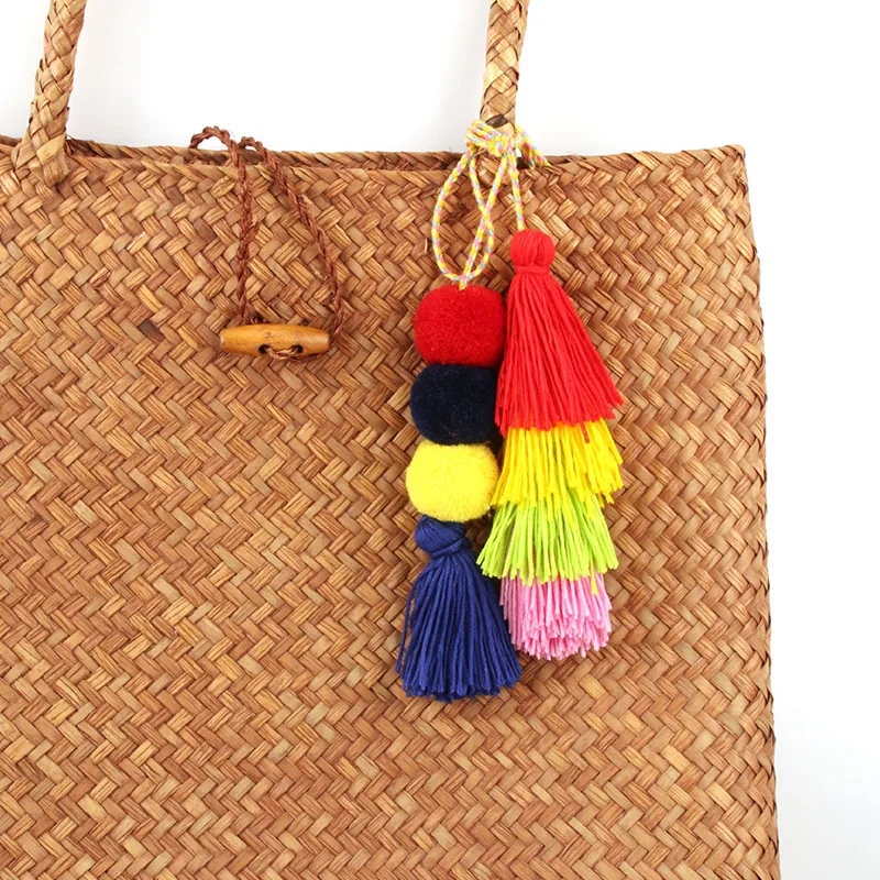 red ball-tassel