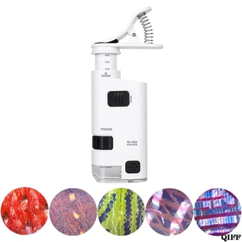 Dropshipping 40-60X Microscope With Phone Clip LED Lamp Magnifier Loupe Textile Microscopes APR28
Dropshipping 40-60X Microscope With Phone Clip LED Lamp Magnifier Loupe Textile Microscopes APR28