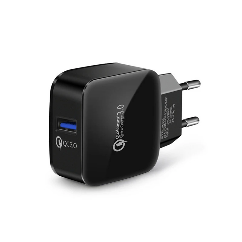 Universal QC3.0 USB Charger EU US 18W Quick Charge 3.0 Fast Adapter Wall Mobile Phone Charger for xiaomi redmi s3 s2 mi5 9V 12V
Universal QC3.0 USB Charger EU US 18W Quick Charge 3.0 Fast Adapter Wall Mobile Phone Charger for xiaomi redmi s3 s2 mi5 9V 12V