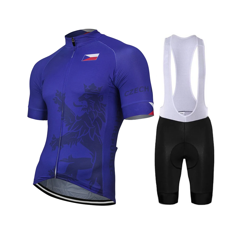 New Team 2019 Czech Republic Summer Blue Cycling Jersey Bike Road Mountain Bicycle Wear Riding Bike Set 9D Gel Breathable
New Team 2019 Czech Republic Summer Blue Cycling Jersey Bike Road Mountain Bicycle Wear Riding Bike Set 9D Gel Breathable