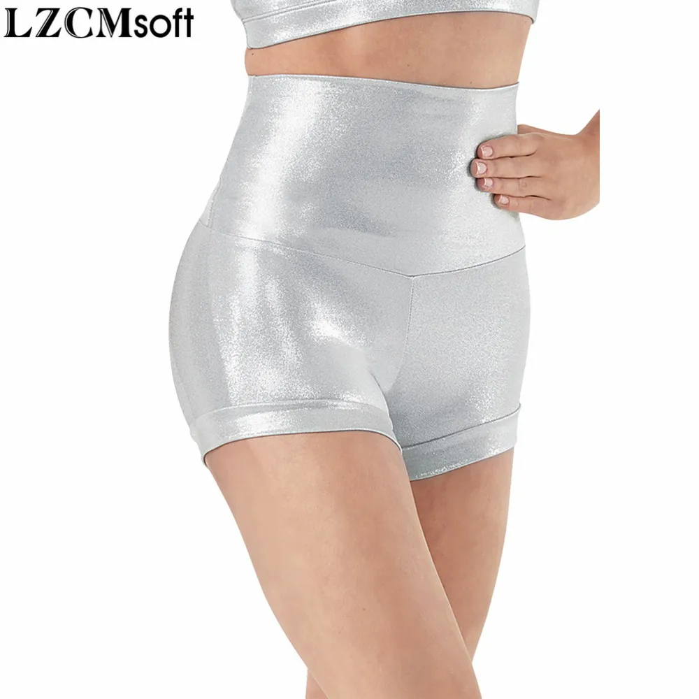 LZCMsoft Women High Waist Metallic Dance Shorts Adult Shiny Black Rave Booty Shorts Workout Gymnastics Shorts Dancewear Pants
LZCMsoft Women High Waist Metallic Dance Shorts Adult Shiny Black Rave Booty Shorts Workout Gymnastics Shorts Dancewear Pants