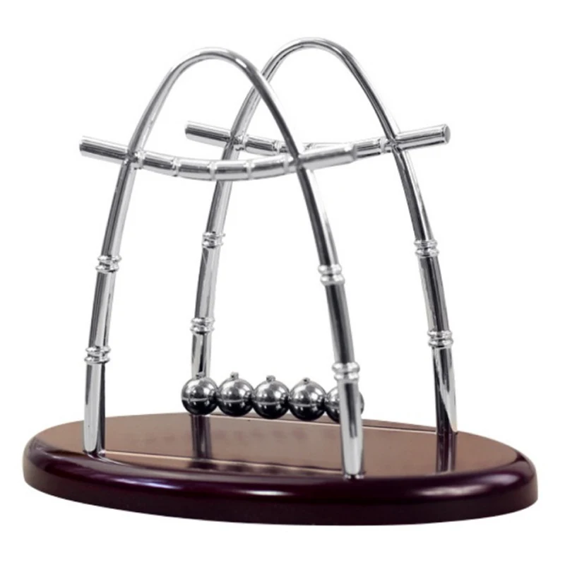New Arched Type Newtons Cradle Balance Ball Physics Science Pendulum Craft Educational Toy Home Desk Decoration
New Arched Type Newtons Cradle Balance Ball Physics Science Pendulum Craft Educational Toy Home Desk Decoration