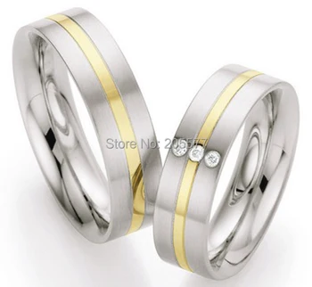 2014 bicolor gold plating western custom health titanium couples promise wedding ring anillos
2014 bicolor gold plating western custom health titanium couples promise wedding ring anillos