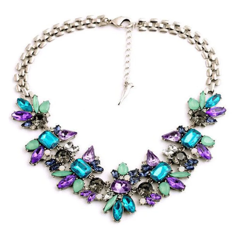 KISS WIFE New Hot Luxury Created Crystal Flower Pendant Statement Necklace 2015 Fashion Jewelry Women Accessories
KISS WIFE New Hot Luxury Created Crystal Flower Pendant Statement Necklace 2015 Fashion Jewelry Women Accessories