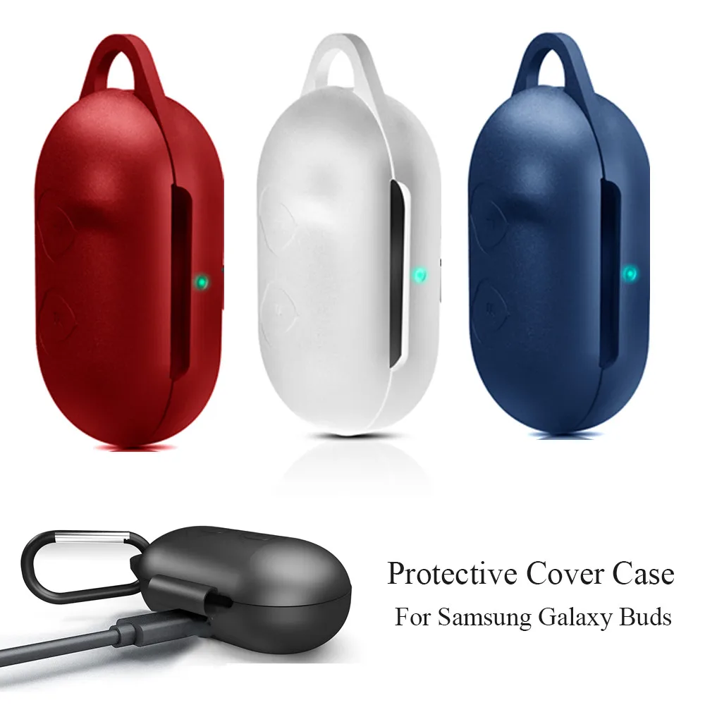 New Cover Headphones Flip Silicone Case Non-slip Waterproof Drop Protection Cover with Carabiner For Samsung Galaxy Buds 2019
New Cover Headphones Flip Silicone Case Non-slip Waterproof Drop Protection Cover with Carabiner For Samsung Galaxy Buds 2019