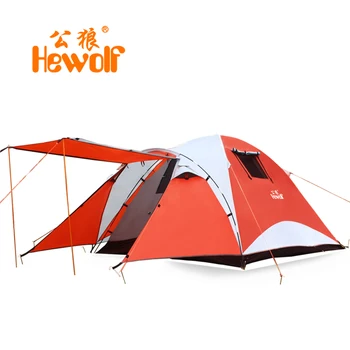 Hewolf 3-4 person double layer super strong waterproof Hiking Beach tent Double layer Aluminum pole Tents for outdoor
Hewolf 3-4 person double layer super strong waterproof Hiking Beach tent Double layer Aluminum pole Tents for outdoor