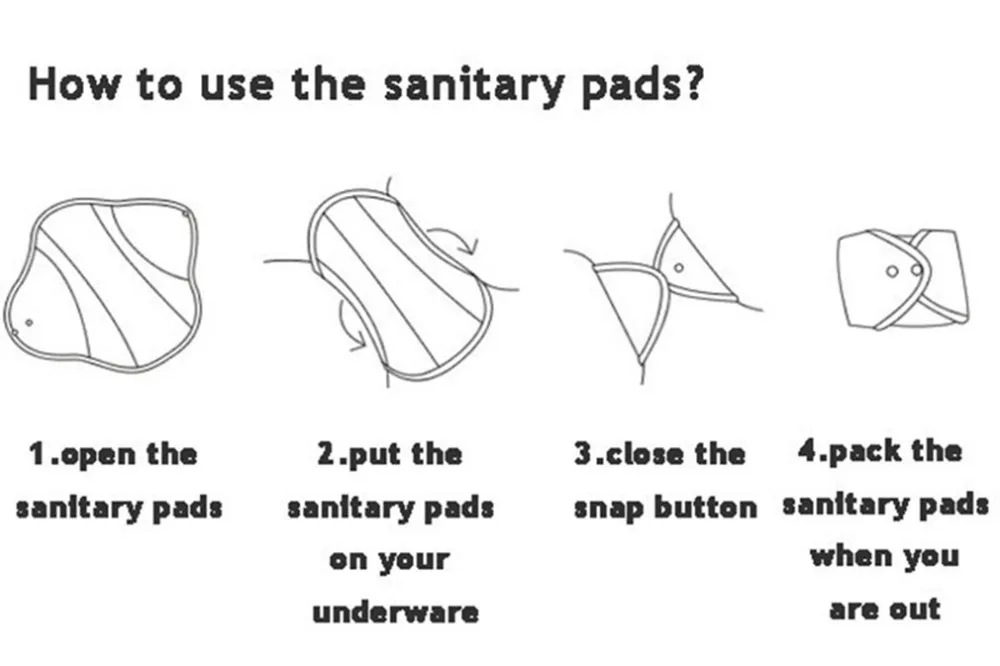 Sanitary Pad Size Chart