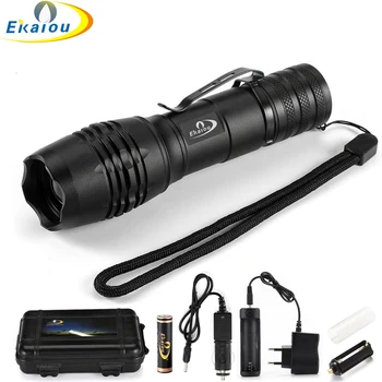 new led Tactical Flashlight T6 Super Bright LED Zoom Torch with Clip Camping light 18650 AAA battery
new led Tactical Flashlight T6 Super Bright LED Zoom Torch with Clip Camping light 18650 AAA battery