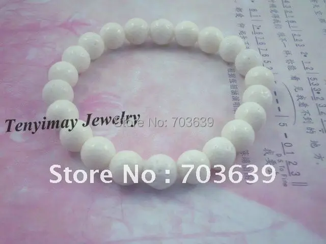 Wholesale 12pcs/Lot 8mm White Coral Bracelets, Fashion Coral Jewelry Free Shipping
Wholesale 12pcs/Lot 8mm White Coral Bracelets, Fashion Coral Jewelry Free Shipping