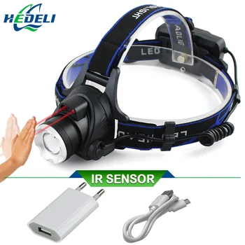 IR Sensor led headlamp usb head torch flashlight led cerr xm l2 18650 rechargeable head lamp headlight hunting fishing light
IR Sensor led headlamp usb head torch flashlight led cerr xm l2 18650 rechargeable head lamp headlight hunting fishing light
