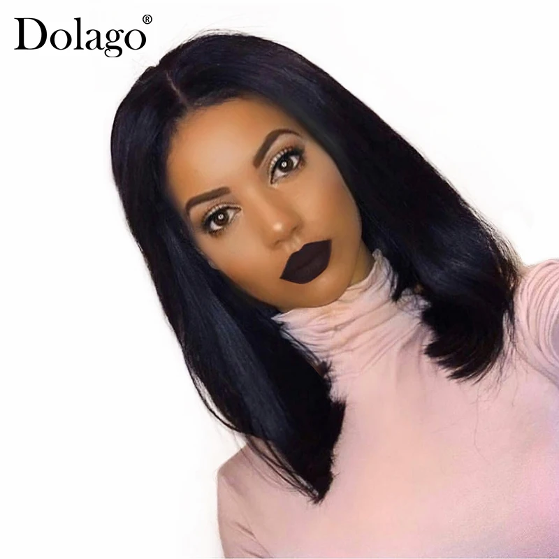 Short Bob Wig Straight Brazilian Frontal Wig With Baby Hair Short Lace Front Human Hair Wigs For Women 130% Dolago Remy Black
Short Bob Wig Straight Brazilian Frontal Wig With Baby Hair Short Lace Front Human Hair Wigs For Women 130% Dolago Remy Black