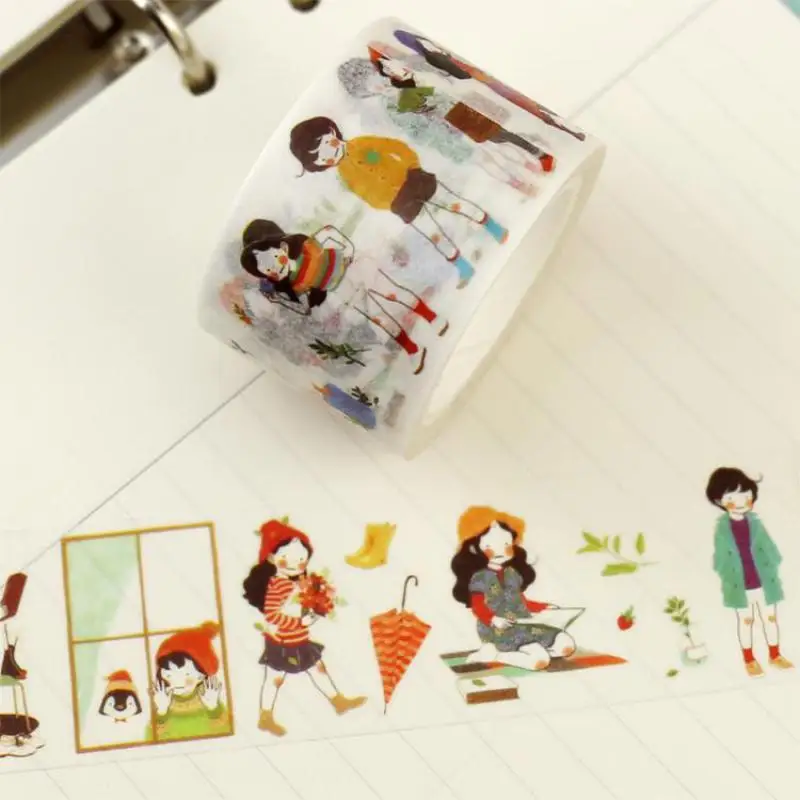 Cute Sweet Girl Washi Tape Japanese Masking Tape Decorative Tape Notebook Diary Diy Accessories Stationery store school supplies
Cute Sweet Girl Washi Tape Japanese Masking Tape Decorative Tape Notebook Diary Diy Accessories Stationery store school supplies