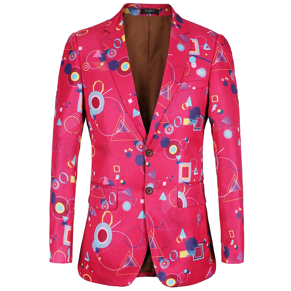 2018 New Brand Casual Mens Jacket Geometric printing design blazer for men Euro plus size 58 suits blazers Hombre
2018 New Brand Casual Mens Jacket Geometric printing design blazer for men Euro plus size 58 suits blazers Hombre