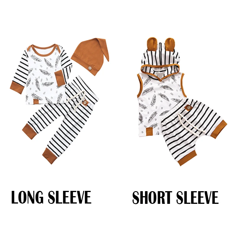 TELOTUNY 6-24 Months Newborn Baby Boy Girl suit kids Feather T-shirt Tops Pants Outfits suits Set long/short sleeve Z0610
TELOTUNY 6-24 Months Newborn Baby Boy Girl suit kids Feather T-shirt Tops Pants Outfits suits Set long/short sleeve Z0610