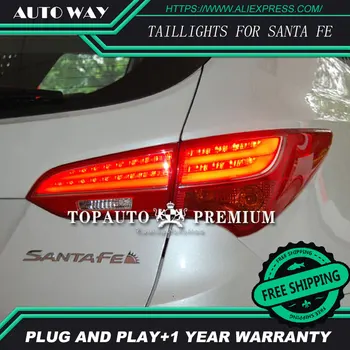 Car Styling tail light for Hyundai SantaFe Santa Fe IX45 taillights LED Tail Lamp rear trunk lamp cover drl+signal+brake+reverse
Car Styling tail light for Hyundai SantaFe Santa Fe IX45 taillights LED Tail Lamp rear trunk lamp cover drl+signal+brake+reverse