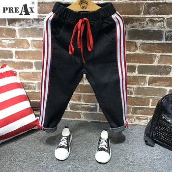Children Tracksuits Jeans Spring New Stripe Sport Pants for Baby Boys Children's Jeans Kids Denim Trousers Kids Casual Clothes
Children Tracksuits Jeans Spring New Stripe Sport Pants for Baby Boys Children's Jeans Kids Denim Trousers Kids Casual Clothes