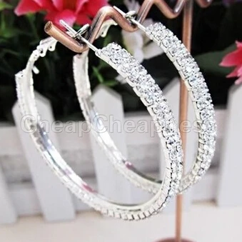 Fashion 1Pair New Crystal Rhinestone Exaggerated Luxury Big Circle Earrings Female Ear Ring
Fashion 1Pair New Crystal Rhinestone Exaggerated Luxury Big Circle Earrings Female Ear Ring