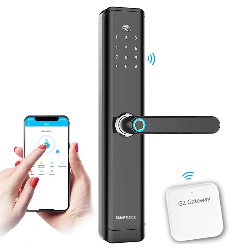 Biometric Fingerprint Smart Lock App Bluetooth WiFi Gateway Doorlock Passwod RFID Apartment Locks Security Intelligent 2019 NEW
Biometric Fingerprint Smart Lock App Bluetooth WiFi Gateway Doorlock Passwod RFID Apartment Locks Security Intelligent 2019 NEW