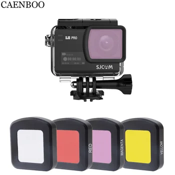 CAENBOO Action Camera Filter Color Yellow+Red+Magenta+UV For SJCAM SJ8 4K Pro/Plus/Air Series Waterproof Case Housing 4in1 Set
CAENBOO Action Camera Filter Color Yellow+Red+Magenta+UV For SJCAM SJ8 4K Pro/Plus/Air Series Waterproof Case Housing 4in1 Set
