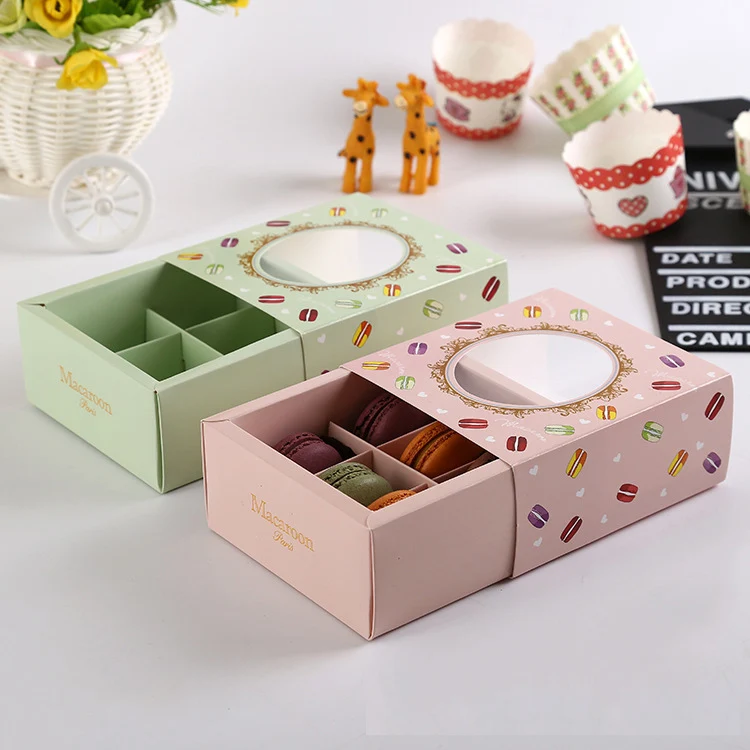 Free shipping 50pcs ~ 6 capsules Macarons window box, cake, chocolate boxs, 12x11x5.2cm 
Free shipping 50pcs ~ 6 capsules Macarons window box, cake, chocolate boxs, 12x11x5.2cm