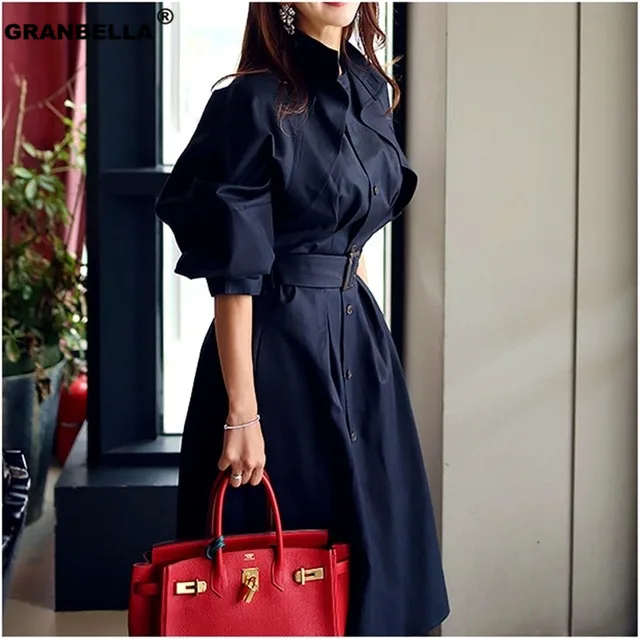 New Work Wear Spring Summer Thin Long Stand Collar Trench Coats 2019 Women's Outwear Elegant Sashes For Women Windbreaker TR004
New Work Wear Spring Summer Thin Long Stand Collar Trench Coats 2019 Women's Outwear Elegant Sashes For Women Windbreaker TR004