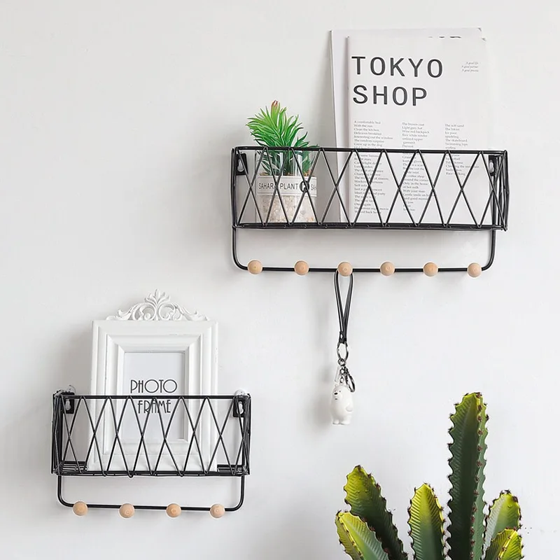 Iron Storage Holders Rack Clothes Keys Door Porch Sundries Holder Hanging Hook Decoration Grid Wall Simple Organizer Bag Hanger
Iron Storage Holders Rack Clothes Keys Door Porch Sundries Holder Hanging Hook Decoration Grid Wall Simple Organizer Bag Hanger